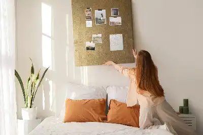 Dekorative Stoff-Korktafel
