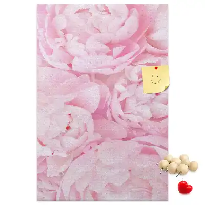 Pinnwand mit Sommerblumen-Motiv
