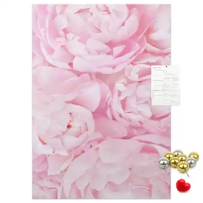 Pinnwand mit Sommerblumen-Motiv