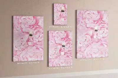 Pinnwand mit Sommerblumen-Motiv