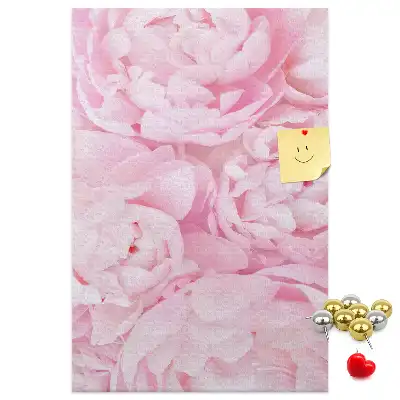 Pinnwand mit Sommerblumen-Motiv