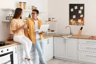 Korktafel Grillflammen