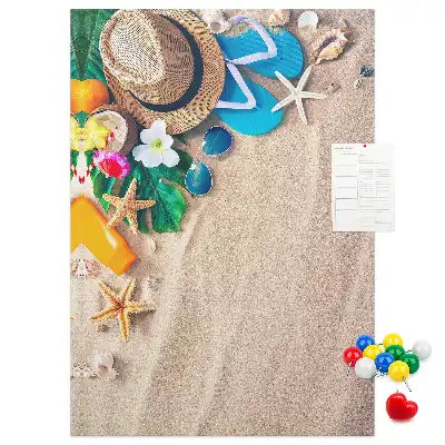 Korktafel Paradiesstrand