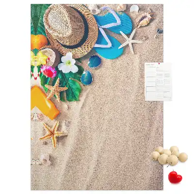 Korktafel Paradiesstrand