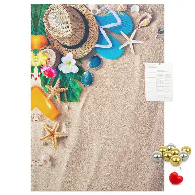 Korktafel Paradiesstrand