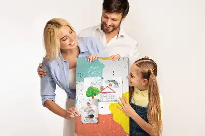 Korktafel Doodle-Abstraktion