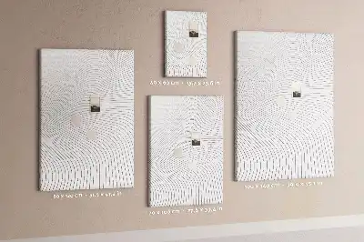 Korktafel Linien in Grau