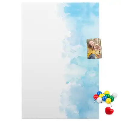 Pinnwand Kork Aquarellflecken