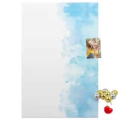 Pinnwand Kork Aquarellflecken