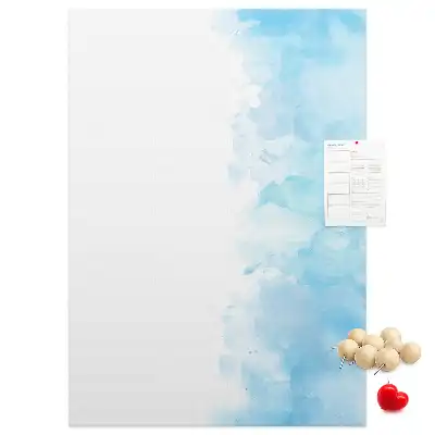 Pinnwand Kork Aquarellflecken