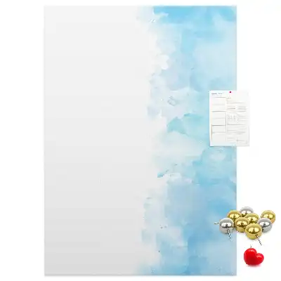 Pinnwand Kork Aquarellflecken