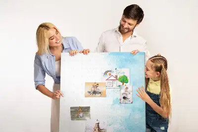 Pinnwand Kork Aquarellflecken