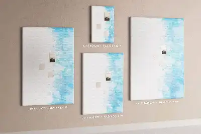 Pinnwand Kork Aquarellflecken