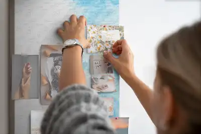 Pinnwand Kork Aquarellflecken