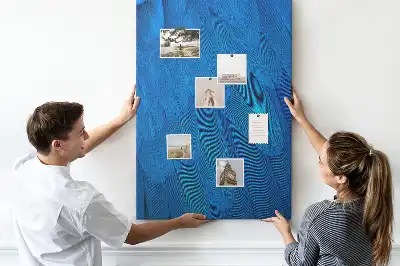 Korktafel Papageienfedern