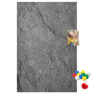 Kork-Pinnwand mit Felsstruktur