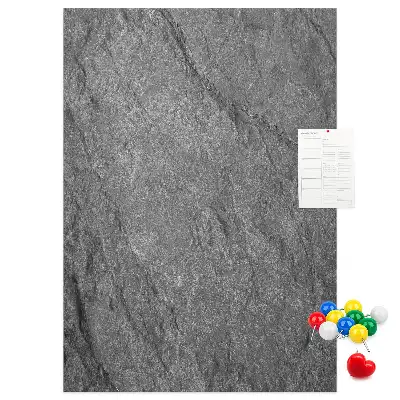 Kork-Pinnwand mit Felsstruktur