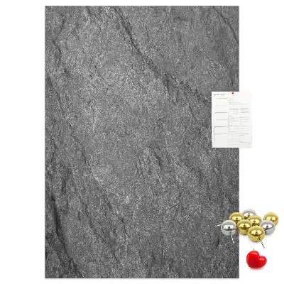 Kork-Pinnwand mit Felsstruktur