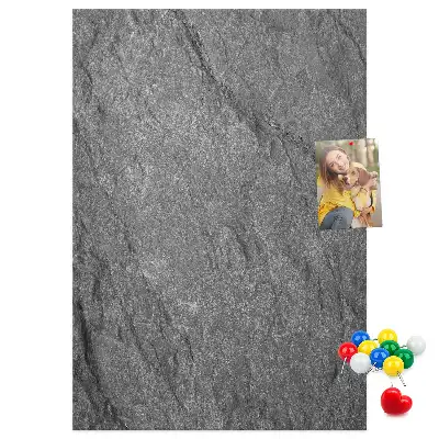 Kork-Pinnwand mit Felsstruktur