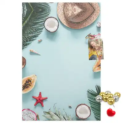 Korktafel zur Urlaubsplanung