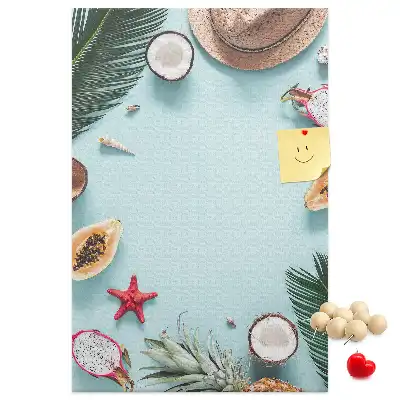 Korktafel zur Urlaubsplanung