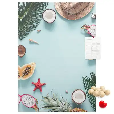 Korktafel zur Urlaubsplanung