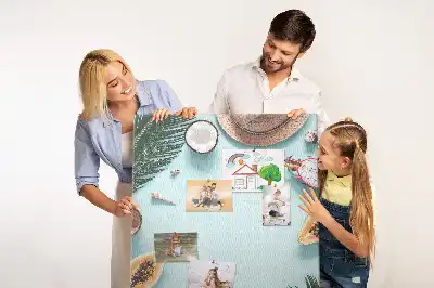 Korktafel zur Urlaubsplanung