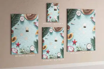 Korktafel zur Urlaubsplanung