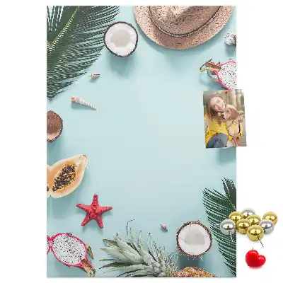 Korktafel zur Urlaubsplanung