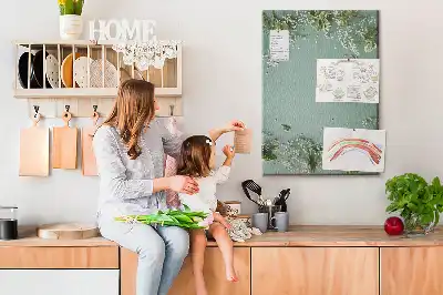 Korktafel in Straußform aus Schleierkraut