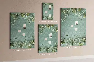 Korktafel in Straußform aus Schleierkraut