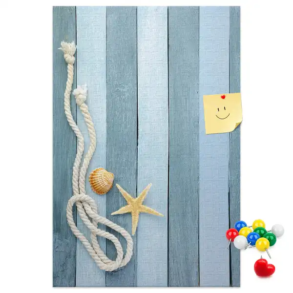 Kork-Pinnwand mit nautischem Design