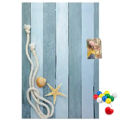 Kork-Pinnwand mit nautischem Design