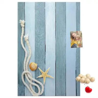 Kork-Pinnwand mit nautischem Design
