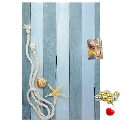 Kork-Pinnwand mit nautischem Design