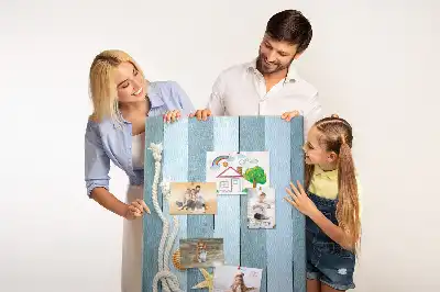 Kork-Pinnwand mit nautischem Design