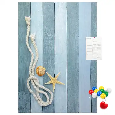 Kork-Pinnwand mit nautischem Design