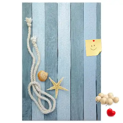 Kork-Pinnwand mit nautischem Design