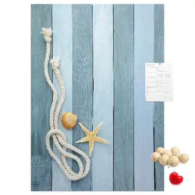 Kork-Pinnwand mit nautischem Design