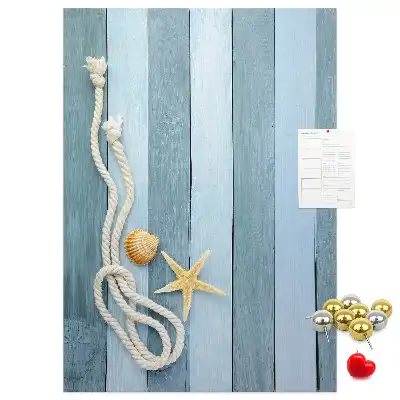 Kork-Pinnwand mit nautischem Design
