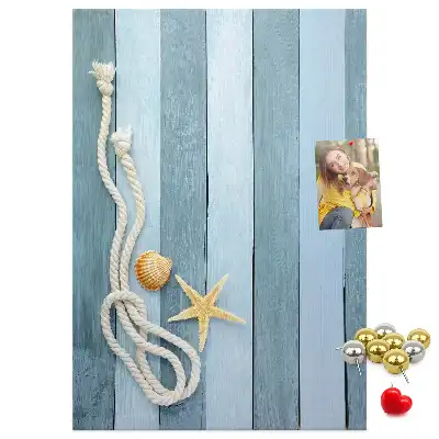 Kork-Pinnwand mit nautischem Design