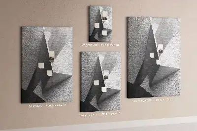 Korktafel mit abstraktem geometrischem Muster