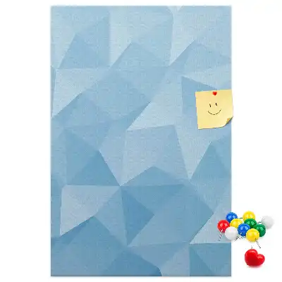 Pinnwand Kork Geometrisches Motiv