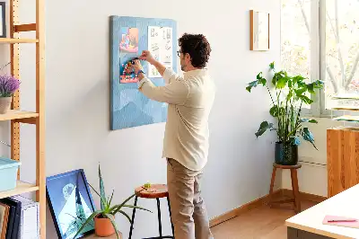 Pinnwand Kork Geometrisches Motiv