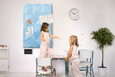 Pinnwand Kork Geometrisches Motiv