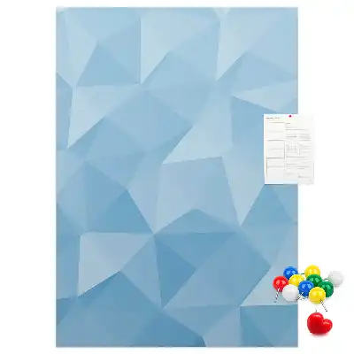 Pinnwand Kork Geometrisches Motiv