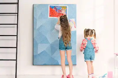 Pinnwand Kork Geometrisches Motiv