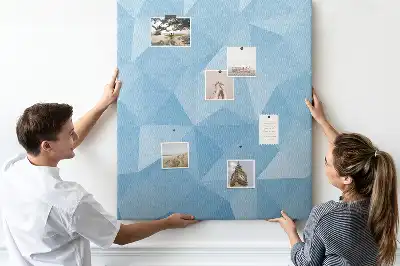 Pinnwand Kork Geometrisches Motiv