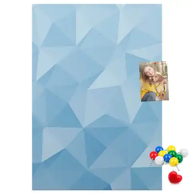 Pinnwand Kork Geometrisches Motiv