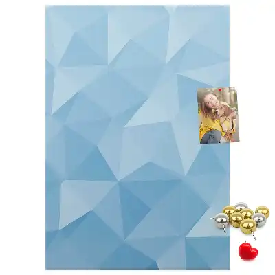 Pinnwand Kork Geometrisches Motiv